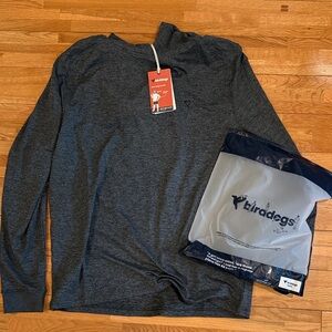 Birddogs Charcoal Long Sleeve Shirt Hoodie